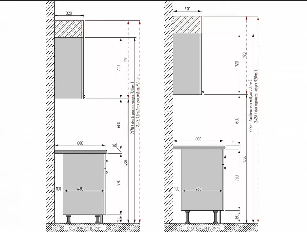 Кухонный гарнитур кухня 2,3 метра Нео-02 2140*2300*600 Grey Silk